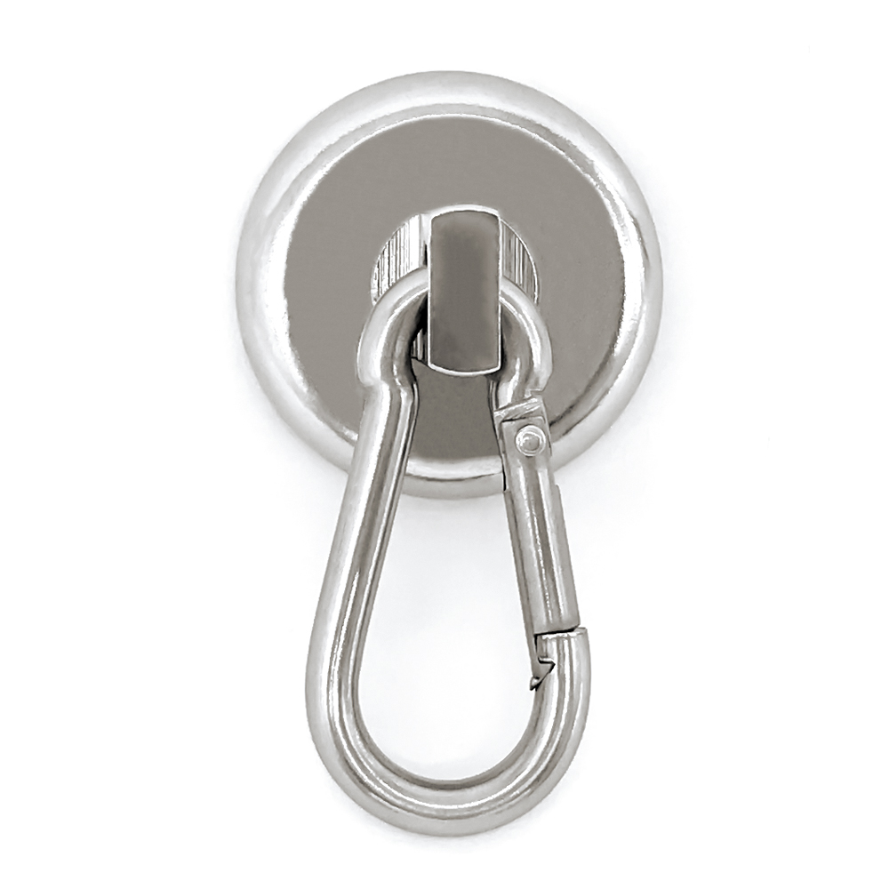 Rotatable Magnets 360 Degrees Rotatable Carabiner Round Neodymium Cup Pot Magnet from ...